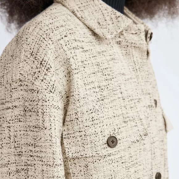 Aritzia Babaton Joan Oversized Shirt Jacket Shacket NWT - Picture 8 of 8